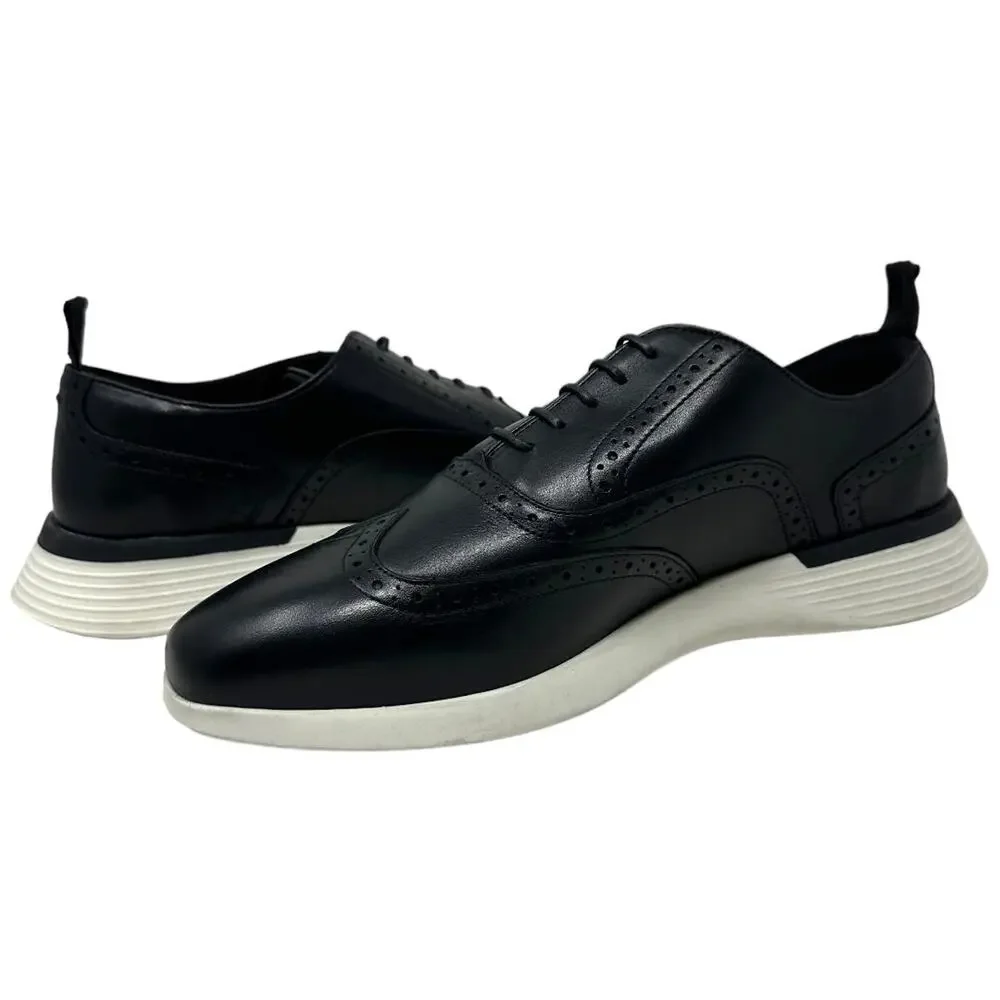 Wolf And Shepherd | Shoes | Wolf And Shepherd Mens Crossover Wingtip  Italian Leather Hybrid Dress Shoes | Poshmark